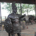 Hot sales life size Roman antique cast bronze warrior sculpture for outdoor decoration